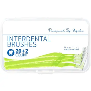 

22Pcs L Shape Push-Pull Interdental Brushes Floss Oral Care Teeth Whitening Toothpick Orthodontic Cleaning Toothbrush