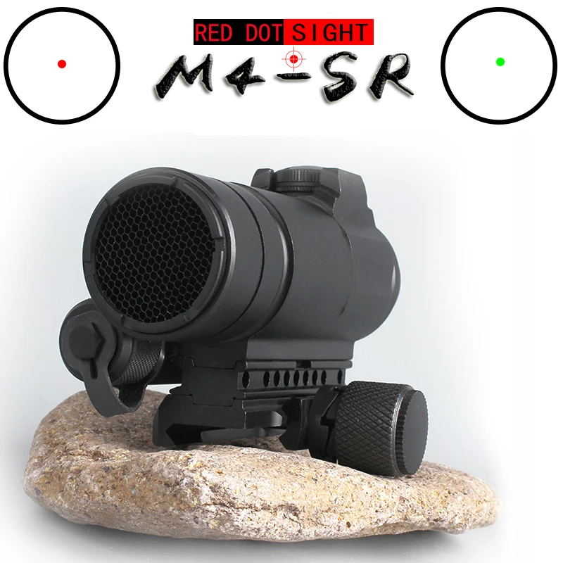 M4 profesional punto rojo vista Combinada para 20mm riel rifle airsoft al aire libre caza alcance riflescope caza óptica