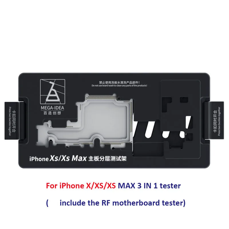 MEGA-IDEA для iPhone X XS/XS MAX 11 Pro Max материнская плата тестовая арматура материнская плата верхний и нижний тест er как Qianli iScoket инструмент - Цвет: X XS XS MAX Tester A