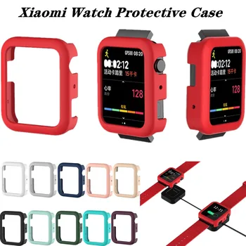 

Protector case for Xiaomi Watch Sports silicone protective Cover Anti-collision bumper For MI Smart Watch Series Accessories