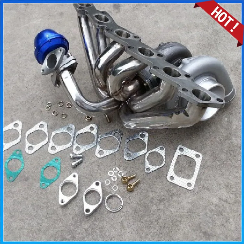 Universal Turbo Turbocharger 0.63A/R V Band Flange Oil Cold 420Hp 2.0-3.5L For Vw 1.8T T3 T4 .63 Ar 360 Degree Gasket