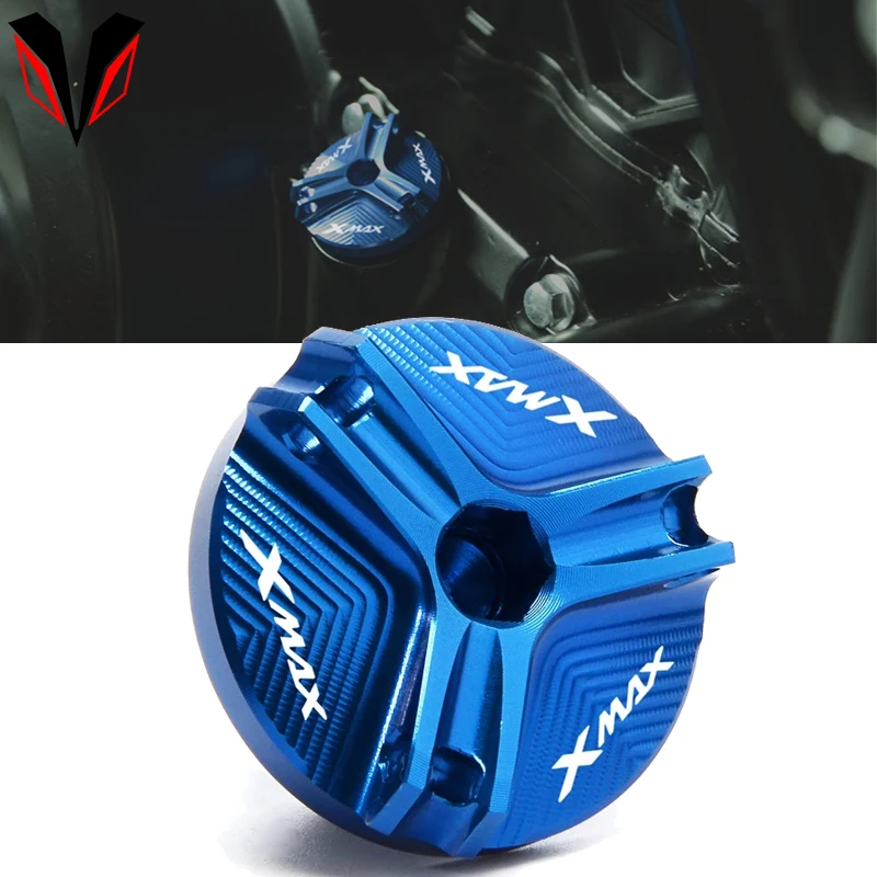 

Engine Oil filler Cup For YAMAHA XMAX 250 300 XMAX300 X-MAX 250 2017-2020 2021 2022 Oil Drain Plug Cap (not for xmax400/125)