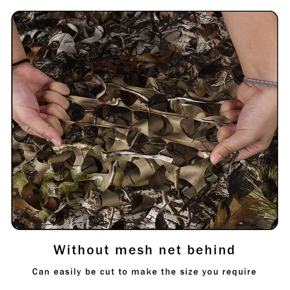 Outdoor Camo Netting Camouflage Net for Camping Military Hunting Shooting Sunscreen Nets Shading Shelter Tactical Ghillie Suit