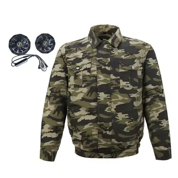 

Air-conditioning clothing with fan Jacket Sport Clothing USB Cooling Air Conditioning Clothes Fishing Suit Small Fan Fishing Jac