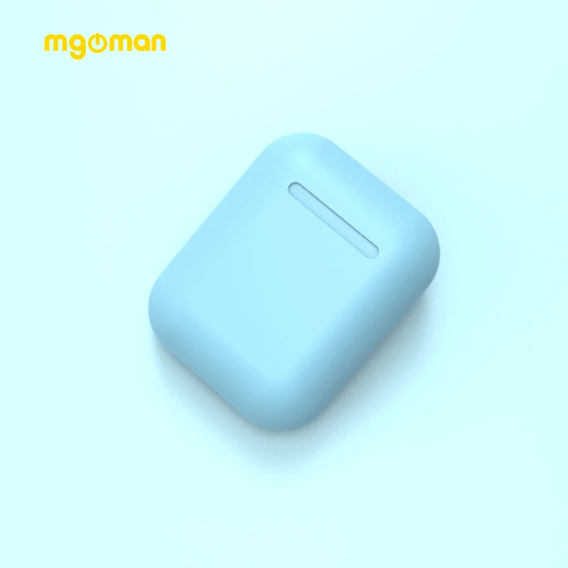 Mgoman Новое поступление Macaron Inpods12 TWS наушники беспроводные наушники для быстрой зарядки цветные наушники-капли Bluetooth 5,0 гарнитура PK i12 - Цвет: SIP12SBL