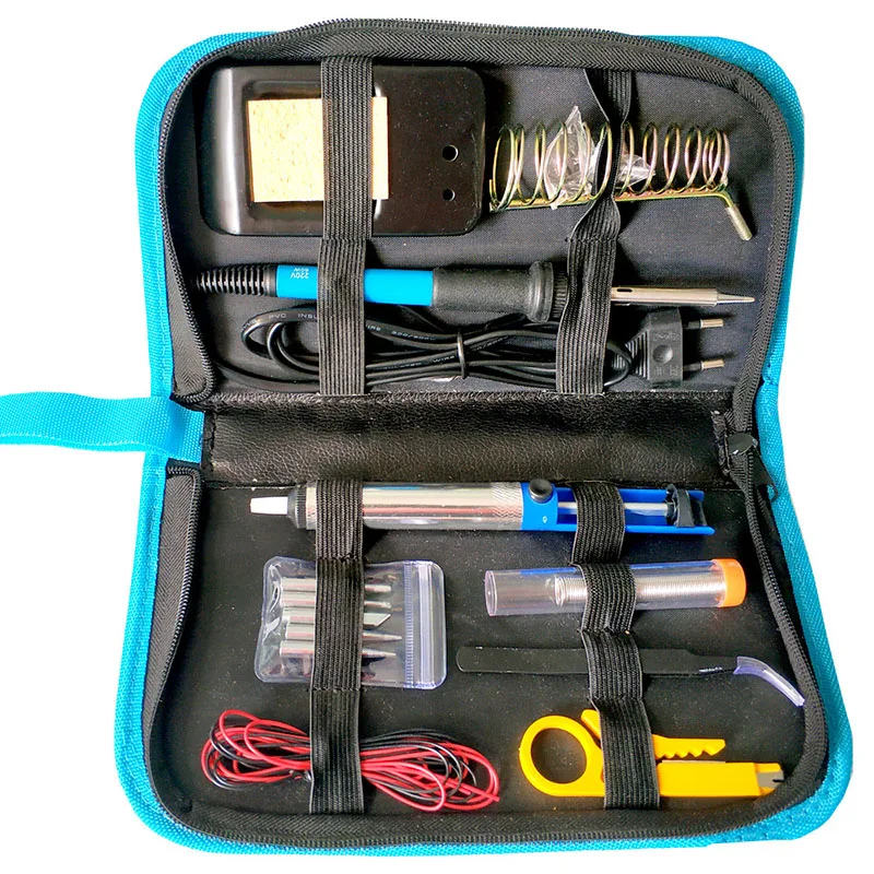

Electric Soldering Iron Kit Complete Tools 60W European Standard and American Standard Soldering Iron