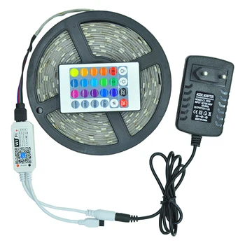 

LED Lights Strips WiFi Control luces LED RGB 5050 SMD 2835 Waterproof Flexible Ribbon Diode DC12V 5M 10M 15M Christmas LED Light