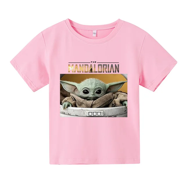 Baby Yoda Kids Clothes Boys T Shirt 