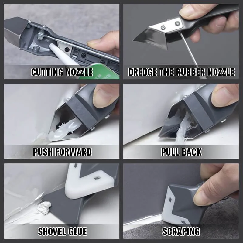 Scraper Tool Set Glass Scraper 5PCS 3 In1