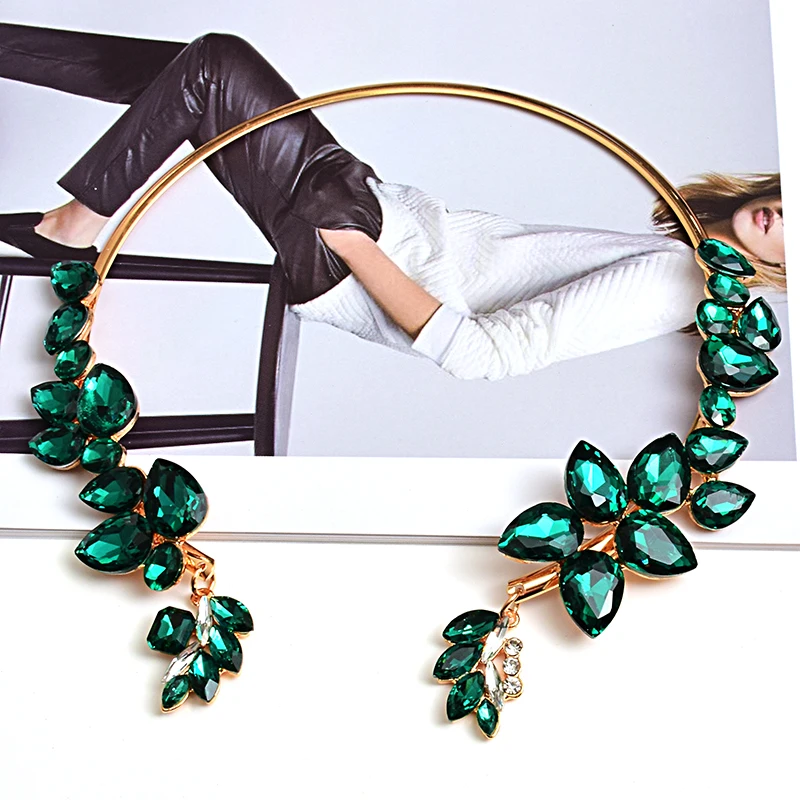 Новое поступление высококачественные ожерелья-Чокеры Стразы Модные