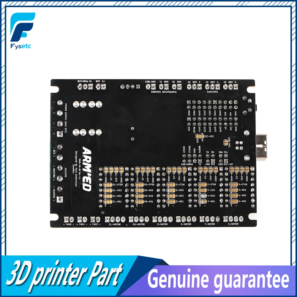 Armed V1.1 32-битная плата управления 3d-принтером с IPC SPI и расширенными портами UART поддержка TMC2130 SPI Двойные входы питания