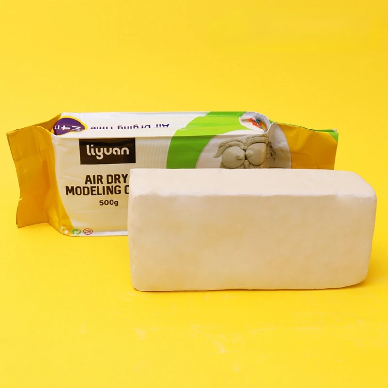 500g Professional Soft Clay Highquality Nonbaked Airdried Clay Diy
