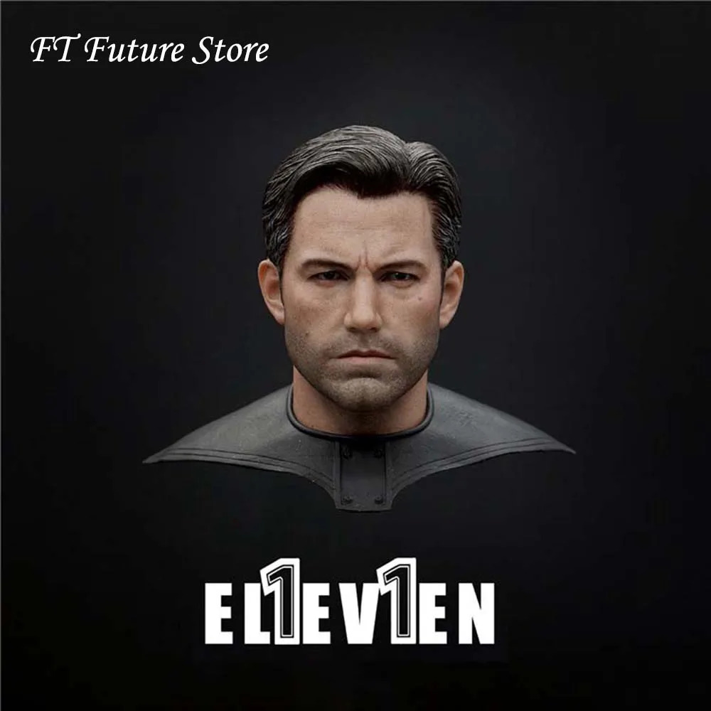 

Collectible In Stock 1/6 Scale ELEVEN Mr. Rich Batman Ben Head Sculpt Carved Model Accessory Model for 12 inches Action Figure