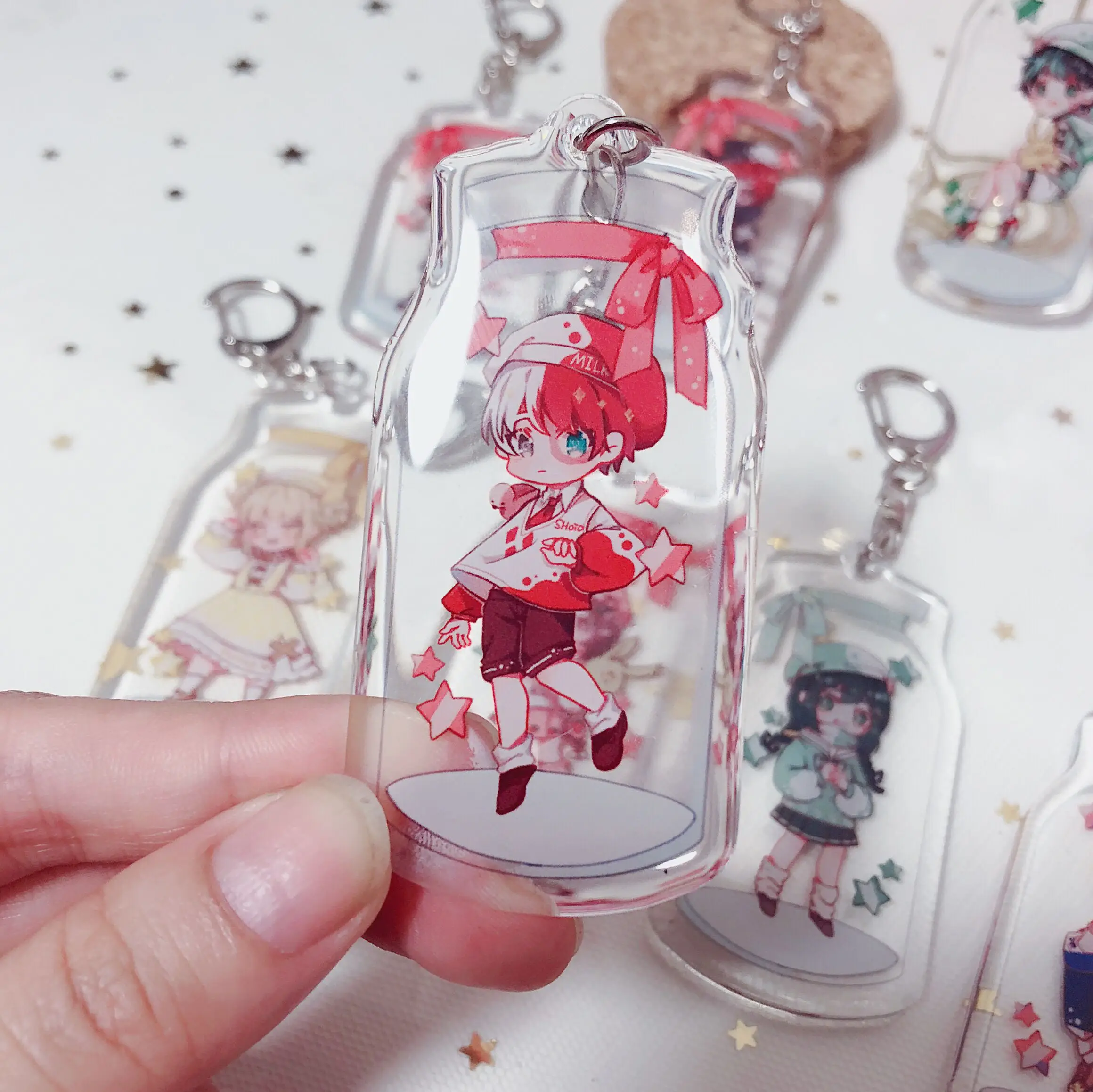 My Hero Academy Izuku Midoriya Katsuki Bakugo акриловый брелок для ключей подарок кошелек телефон мобильный ключ ремень подарок косплей