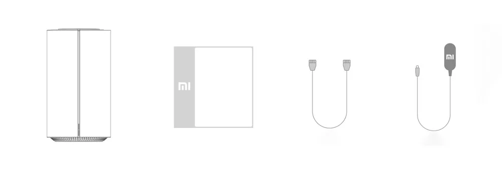 Ethernet sem Fio Controle por Aplicativo Xiaomi-roteador Gigabit Porta 5g Banda Dupla 2100m Xiaomi Wi-fi Roteador mi Ac2100 19 Computador e Escritório