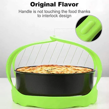 

Pressure Cooker Lifter, Silicone Sling Lifter Rubber Bakeware Steamer Pressure Cooker Egg Rack Perfect Accessories Compatible wi