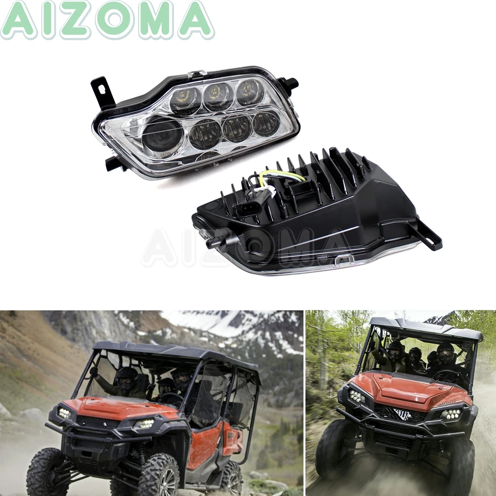 

ATV/UTV DC10-30V 6000K Front Headlight LED Headlamp Headlights For Honda Pioneer 1000 SXS1000M3/SXS1000M5 2016 08v71-hl4-a00