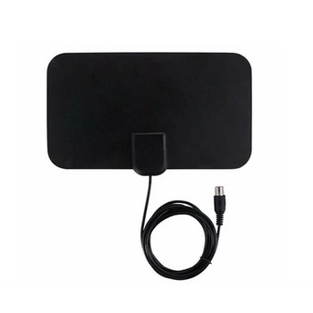 

NEW-50 Miles Range Amplified TV Aerial Digital HDTV Antenna Indoor Signal Booster TVFox VHF UHF DVB