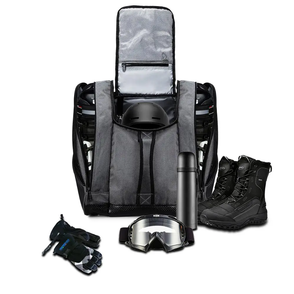 Boot Bag Ski Boots and Snowboard Boots Bag Excellent for Travel with Waterproof Exterior & Bottom for Men Women and Youth