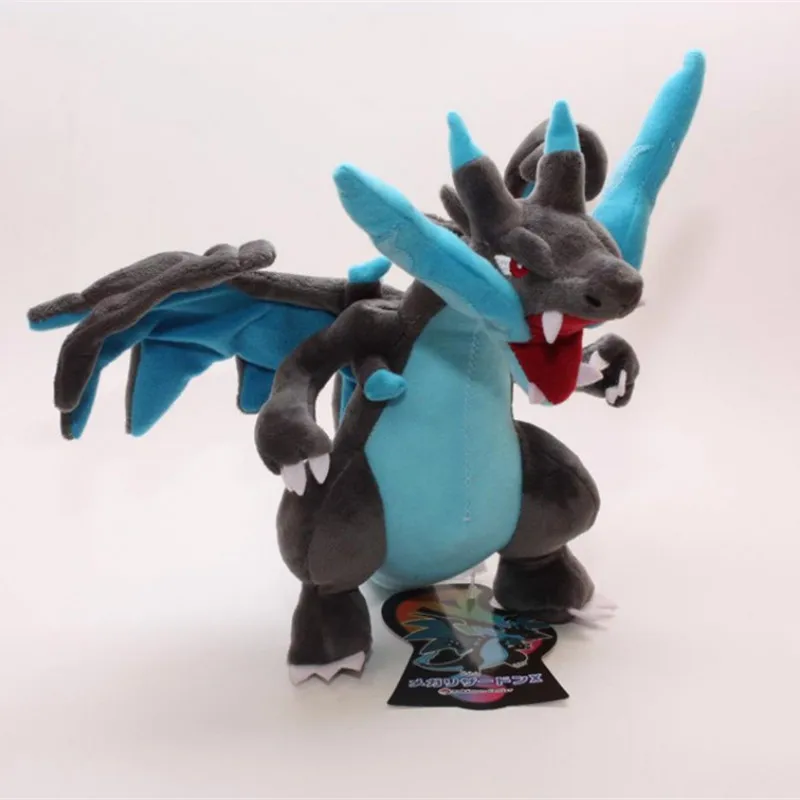 

Takara POKEMON Animal Dinosaur Toy XY Charizard Plush Million MAGE Evolution Yellow Blue Doll Kids Present