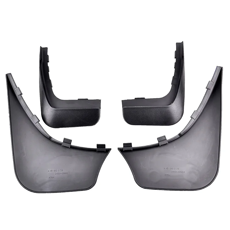 Набор литых брызговиков для Benz Smart Fortwo 2013 2012 2011 2009 A451 C451 2008- брызговики Брызговики передние и задние брызговики