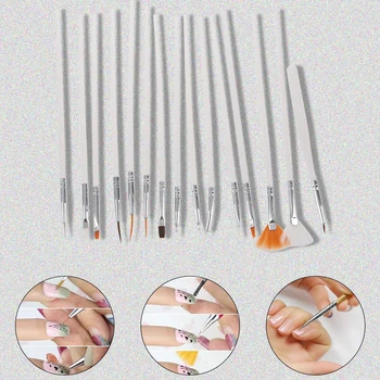 

15pcs Nail Art Gel Design Pen Painting Polish Brush Dotting Drawing Tool Set