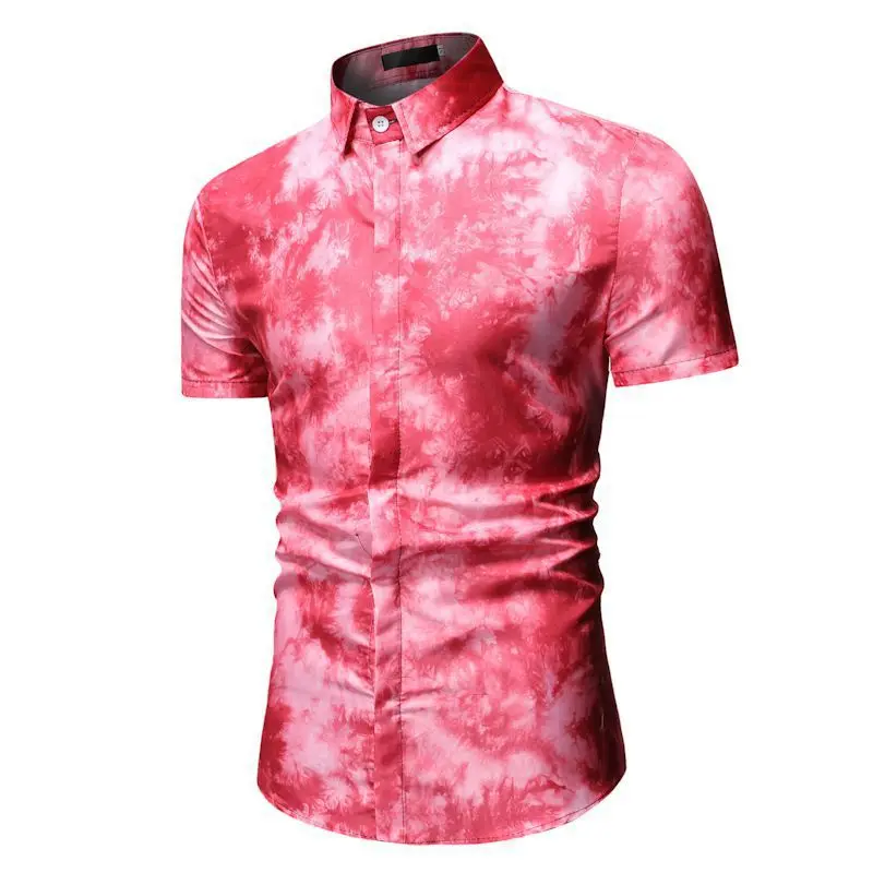 2019 EBay AliExpress Новые Летние продукты мужские крутые Печатные повседневные рубашки с коротким рукавом фабричные поставки товаров