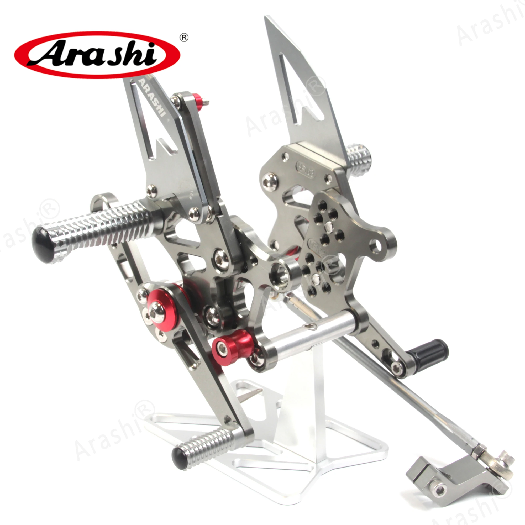 Араши для APRILIA RSV4 R/фабрика 2009 2012 CNC регулируемые Подножки Rider Rearset RSV 4R 2010 2011 09 10 11