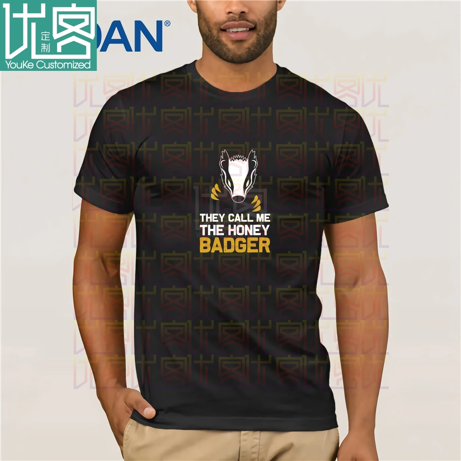 Одежда Honey Badger 9693 футболка 2020 Herren Классическая с коротким рукавом топы летние