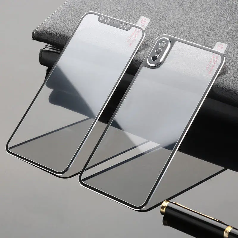 3D изогнутые края спереди+ сзади закаленное стекло для iPhone X полная защита экрана Замена чехол для Apple iPhone XS Max XR