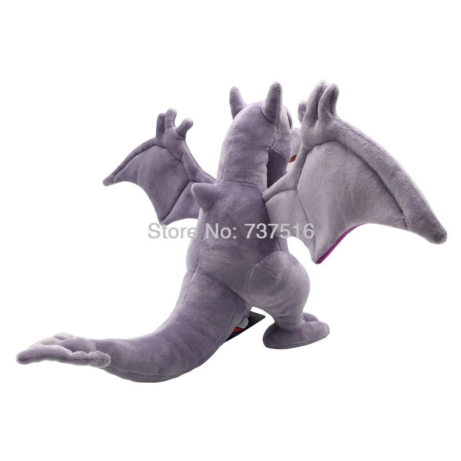 Аниме Aerodactyl плюшевые Fossil Птерозавр Летающий игрушечный Дракон игрушки мягкие животные Дети подарки на Рождество Хэллоуин 10 дюймов