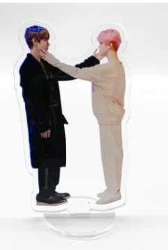 V JIMIN KPOP Bangtan мальчики группа картина стенд на столе фото FESTA концертный акриловый прозрачный стоящий Kpop bangtan мальчики - Цвет: V JIMIN