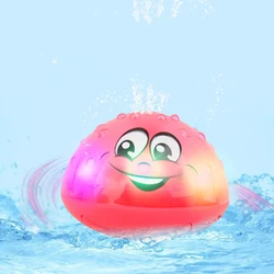 Jouets de bain avec jet d'eau pour enfants, lumière LED rotative, pour fête de natation, salle de bain, piscine, OO50G 