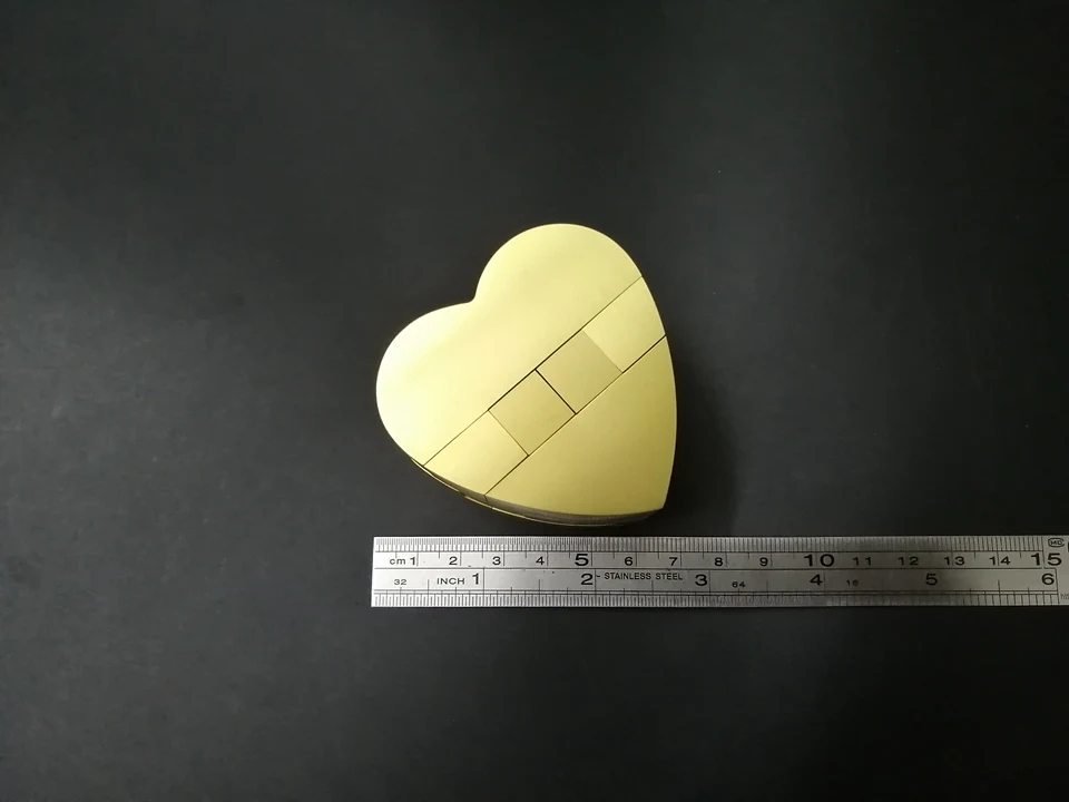 Китайский Конг Мин замок металлическое сердце 3D головоломка коллекционирование, хобби ум Интеллект игрушка игра медная головоломка модель мозговой Прорезыватель