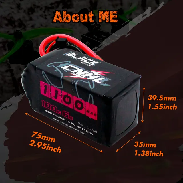 2/4PCS CNHL Lipo 6S 22.2V Battery 1100mAh 1200mah 1300mah 1500mah 100C With XT60 For RC FPV Quadcopter Drone Helicopter Airplane 3
