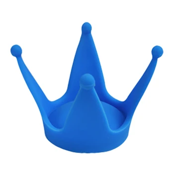 

Crown Shape Suction Cup Headwear Sucker Accessories Cute Soft Silicone Children Universal Horns Helmet Decor Motorcycle Corner