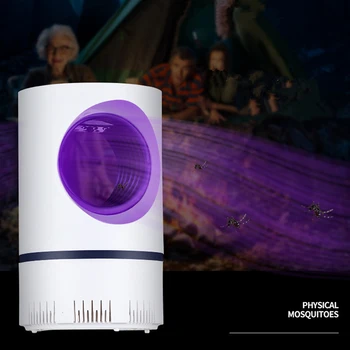 

1Pcs Electric USB Mosquito Repellent Killer LED Ultraviolet Light Photocatalyst Trap Lamp Silent Killing Pest Repellents