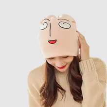 Модные вязаные шапочки бини Женские День плохой прически шапки зима унисекс Повседневная мужская кепка мальчик хип хоп вышивка Осенняя меховая женская шапка