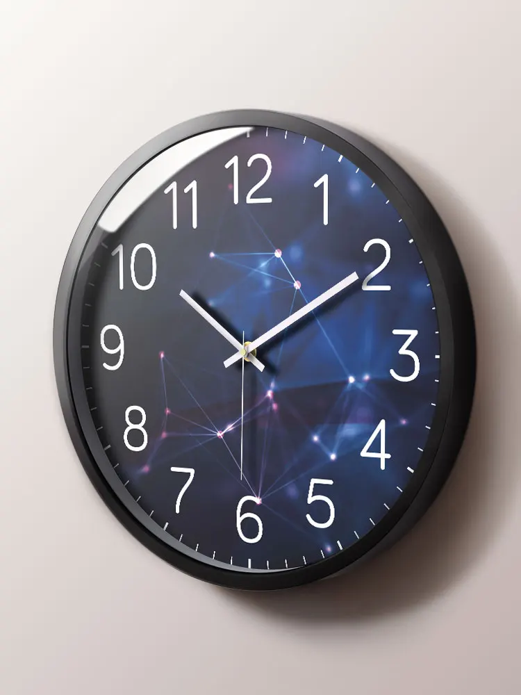 

Metal Large Wall Clock Living Room Modern Creative Silent Bedroom Restaurant Clocks Wall Watch Mechanism Reloj Cocina Gift FZ49