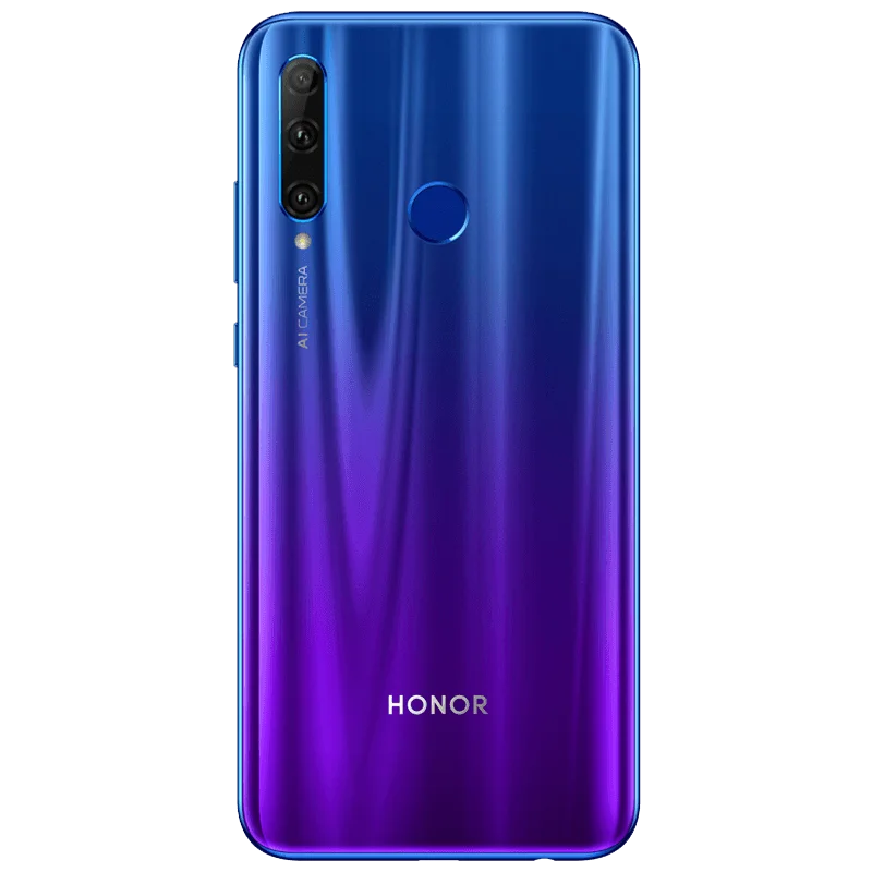 Глобальная версия Honor 20 Lite 4G 128G Смартфон Android 6,2 дюймов полный экран 32 МП селфи съемка Распознавание отпечатков пальцев лица