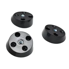 Северной Европе-Стиль Teapoy настольная лампа в виде кофейного столика, круглый стол деревянными ножками, связующая база ABS пластиковый Соединительный База аксессуары для ванной комнаты W