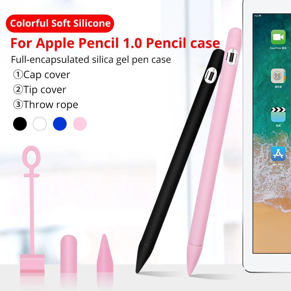 ANKNDO Мягкий силиконовый чехол-стилус для Apple Pencil 1st защитный чехол для планшета стилус протектор для Ipad ручка чехол в виде ракушки
