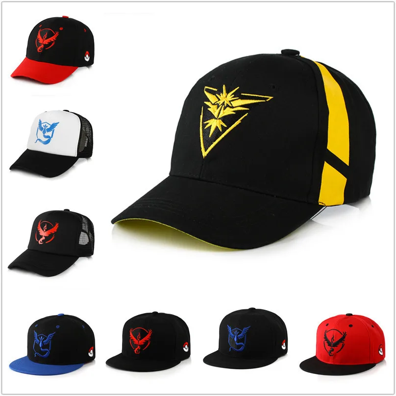 Новая бейсболка s для мужчин и женщин хип-хоп шапки бейсболка аниме косплей карманные монстры шляпа для костюмов Покемон го Кепка Casquette Gorras