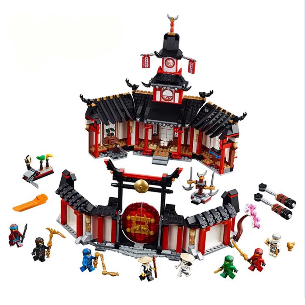 Online 2019 nuevo monstruo Ninja de Spinjtzu Compatible legotely ninejoes bloques de construcción ladrillos juguetes para niños regalos de navidad 1198 Uds.