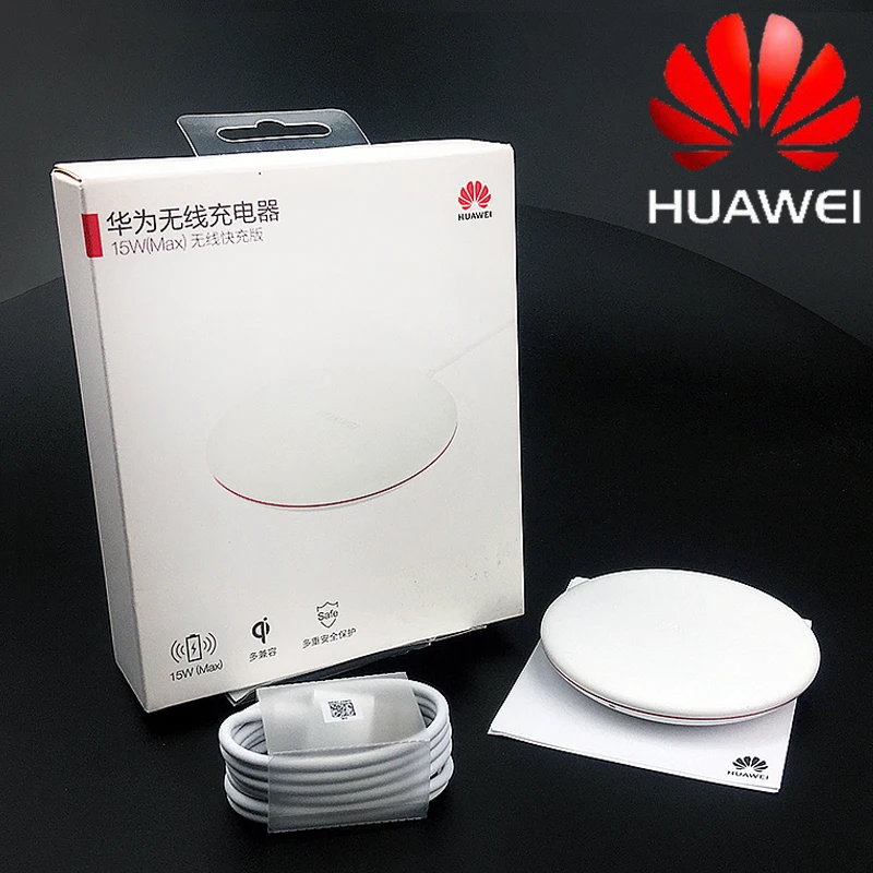 

Huawei Qi Wireless Charger Original 3A Type C CP60 WPC Smart 15W Max HUAWEI Mate 20 Pro RS Compatible for IPhone Samsung Xiaomi