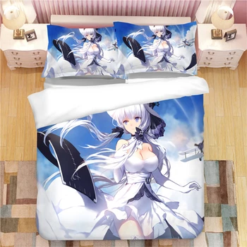 

Hot sale Duvet Cover Set 3 PCS Anime Sailor SOFT Bedding Set with 2 Pillowcase Iron Man Boys Home Bed Linen Set AU/EU/US Size