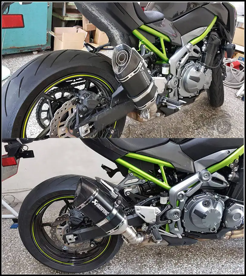 Для Kawasaki Z900/A2 слипоны для мотоцикла Akrapovic выхлопная труба из углеродного глушителя Соединительная труба Z900 система побега