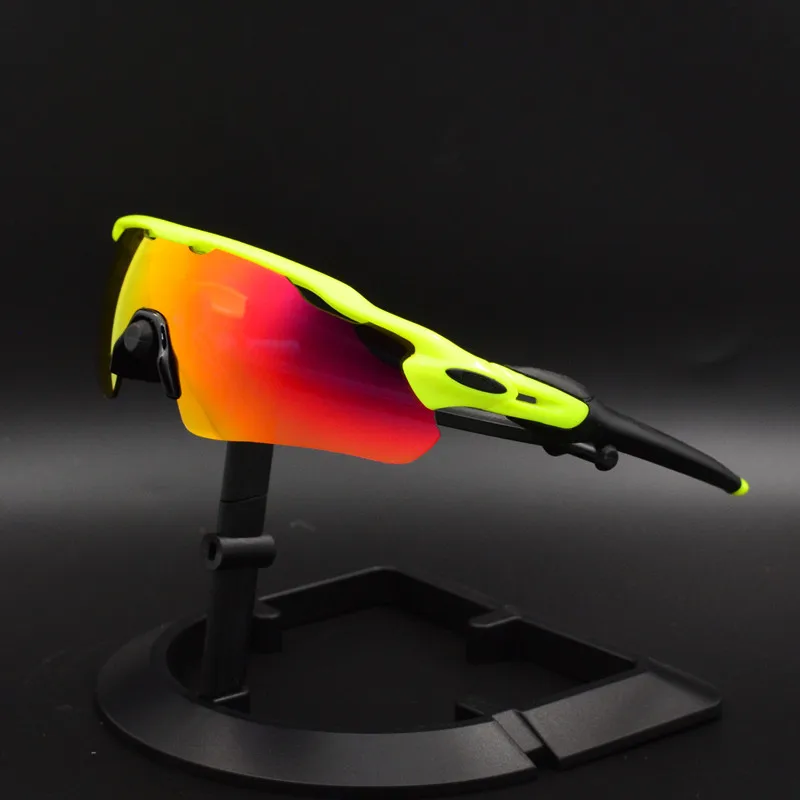 Брендовые дизайнерские велосипедные очки с 5 линзами, очки для езды на велосипеде, спортивные велосипедные солнцезащитные очки для мужчин и женщин, велосипедные очки - Цвет: 24