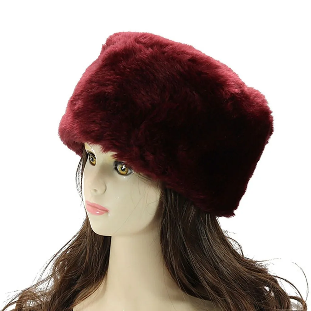 Модные женские зимние и осенние шапочки, 5 цветов, плотные теплые однотонные наушники, шерстяная шапка высокого качества, элегантная шляпа 19Oct07
