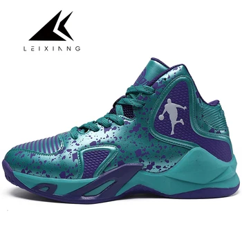 

New Man High-top Basketball Shoes Cushioning Ankle Boots Light Basketball Sneakers Anti-skid Training Outdoor Sports Shoes